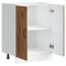 vidaXL - Spoelbakonderkast - Kalmar - 60x46x81,5 - cm - bewerkt - hout - oud - hout