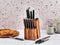 JONA Steakmessen - 6 stuks - 13 cm lemmet - roestvrij staal - mat zwart (6 stuks)