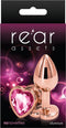 NS Novelties Buttplug REAR ASSETS ROSE GOLD HEART S Roze