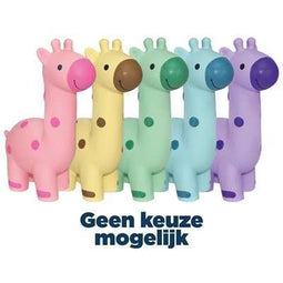 Multipet Giraffe - Latex Speeltje - Pieper - 14,5 cm