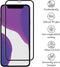 Selencia Gehard Glas Premium Screenprotector - 9H gehard glas - Voor iPhone 12 (Pro) Xr 11 - Zwart rand