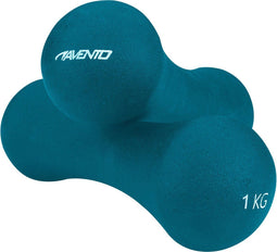 Avento Handgewicht Set - Dumbbells - 2 x 1 kg - Blauw (2 stuks)