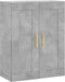 vidaXL - Wandkast - 69,5x34x90 - cm - bewerkt - hout - betongrijs