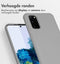 iMoshion Hoesje Geschikt voor Samsung Galaxy S20 Hoesje Met Koord - iMoshion Color Backcover met afneembaar koord - Grijs
