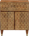 vidaXL - Nachtkastje - 50x33x60 - cm - massief - mangohout