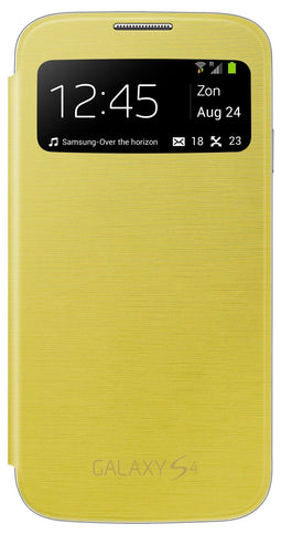Samsung Galaxy S4 - S-View Cover - Kijkvenster - Geel