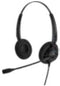 Alcatel AH 12 G - On-Ear Koptelefoon - Draad - Microfoon - Zwart