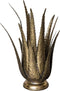 PTMD Tyrza Aloe Vera Tafellamp - 22 x 22 x 40 cm - Metaal - Goud