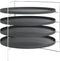 vidaXL - Pizzapannen - 4 - st - met - rek - Ø - 28 - cm - staal