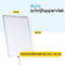 BRASQ Flipover Verrijdbaar - 70x100 cm - Verstelbaar - Magnetisch - Wit