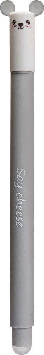 Eberhard Faber gelpen - Animal Erase-It - Muis - schrijfkleur blauw - uitwisbare pen - EF-582108