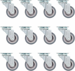 vidaXL - 36 - st - Zwenkwielen - 50 - mm