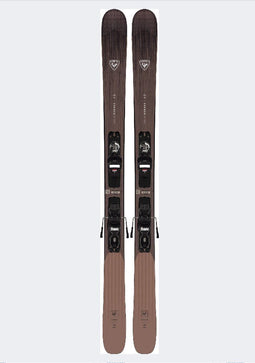 Rossignol Sender 90 Pro - Freeride ski's - Inclusief Look Express 10 GW B93 bindingen - bruin