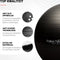 Fitness bal - Yoga bal 65 cm - Inclusief 10 Yogalessen en 3 e-Books - Zwart
