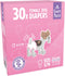 EasyPets Hondenluiers Teef - Wegwerpluiers - Ademend & Comfortabel - S/M (30 stuks)