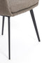 Light & Living - Eetkamerstoel LEONE - 59x58.5x82cm - Bruin - Set van 2