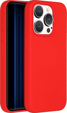 Accezz iPhone 15 Pro - Liquid Silicone Backcover - MagSafe - Rood