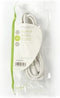 Nedis Coaxkabel - IEC (Coax) Male - IEC (Coax) Male - Vernikkeld - 90 dB - 75 Ohm - Dubbel Afgeschermd - 2.00 m - Rond - PVC - Wit - Envelop
