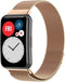 iMoshion Bandje Geschikt voor Huawei Watch Fit - iMoshion Milanees magnetische band met installatiehulp - Rosé Goud
