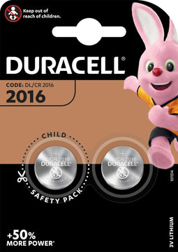 Duracell CR2016 - Batterij - 90 mAh 3 V - 20 mm