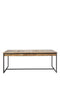 Riviera Maison Eettafel Uitschuifbaar - Shelter Island Dining Table Extendable - 220/300x90 cm - Zwart