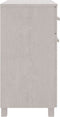 vidaXL - Dressoir - HAMAR - 79x40x80 - cm - massief - grenenhout - wit