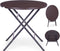 Inklapbare tafel - HDPE houtimitatie - 7,5 kg - weerbestendig