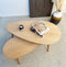 Alterego - STOKOLM - Nesttafels - Beige - 100x50x40 cm