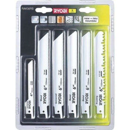 RYOBI 6 Hout en metaal bonte bladen voor sabelzaag