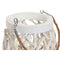 Kaarshouder Home ESPRIT Wit Hout Kristal 35 x 35 x 32 cm (2 Stuks)