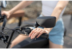 Spiegel links Edge E-bike Luxe met klem - extra groot en licht dimmend glas