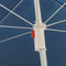 vidaXL - Parasol - met - stalen - paal - 180 - cm - blauw