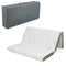 Coast Opvouwbaar matras - 10 cm koel gel-traagschuim met bamboehoes - Wit+Grijs