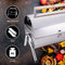 BBQ Collection draagbare houtskoolbarbecue - uitklapbaar - 42x29,5x37cm - zilver
