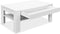 vidaXL - Salontafel - 110x65x48 - cm - bewerkt - hout - wit