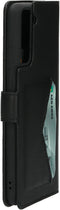 Mobiparts Galaxy S21 Plus - Classic Wallet Case - Ruimte voor pasjes - Zwart