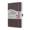 Sigel agenda 2024 - Jolie Flair - A5 - hardcover - 7 dagen / 2 pagina's - coffee brown - SI-J4123
