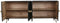 Dientafel Home ESPRIT Metaal Mangohout 177 x 45 x 75 cm