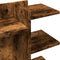 Bureau organiser 42x21,5x42 cm bewerkt hout gerookt eikenkleur