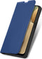 iMoshion Hoesje Geschikt voor Samsung Galaxy A12 Hoesje Met Pasjeshouder - iMoshion Slim Folio Bookcase - Donkerblauw