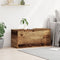 vidaXL - Opbergdoos - met - Deksel - Oude - Hout - 100x42x46 - cm - Geengineerd - Hout