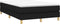 vidaXL - Boxspringbed - 120x200 cm - Stof - Zwart