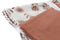 Placemat en servetten DKD Home Decor Wit Terra cotta 150 x 150 x 0,5 cm (2 Stuks)