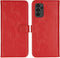Selencia Galaxy A13 (4G) - Echt Lederen Bookcase - 3 Pashouders - Rood
