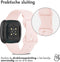 imoshion Siliconen bandje - Geschikt voor Fitbit Versa 4, Versa 3, Sense 2, Sense - Roze - One Size
