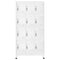 Industriële Lockerkast met 12 Compartimenten – Staal – 90x45x180 cm – Grijs
