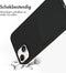 Accezz iPhone 14 Plus - Premium Leather Card Slot Backcover - Echt Nappa leer - Zwart
