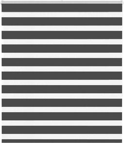 vidaXL - Zebra - rolgordijn - 130x150 - cm - stofbreedte - 125,9 - cm - zwart