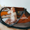 Deryan Baby Luxe - Campingbedje - Inclusief zelfopblaasbare matras - Caramel