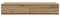 vidaXL - Ligbed - Artisan - Eiken - 100x36.5x16.5 - cm - Geengineerd - Hout